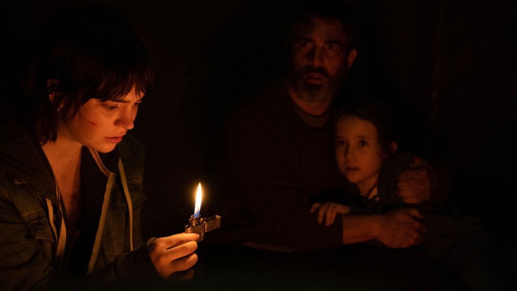 (L-R): Sophie Thatcher as Sadie Harper, Chris Messina as Will Harper, and Vivien Lyra Blair as Sawyer Harper in 20th Century Studios' THE BOOGEYMAN. Photo by Patti Perret. © 2023 20th Century Studios. All Rights Reserved.