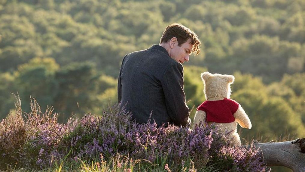 Christopher Robin. (Ewan McGregor) with his long time friend Winnie the Pooh in Disney’s live-action adventure CHRISTOPHER ROBIN. (Photo: Disney)