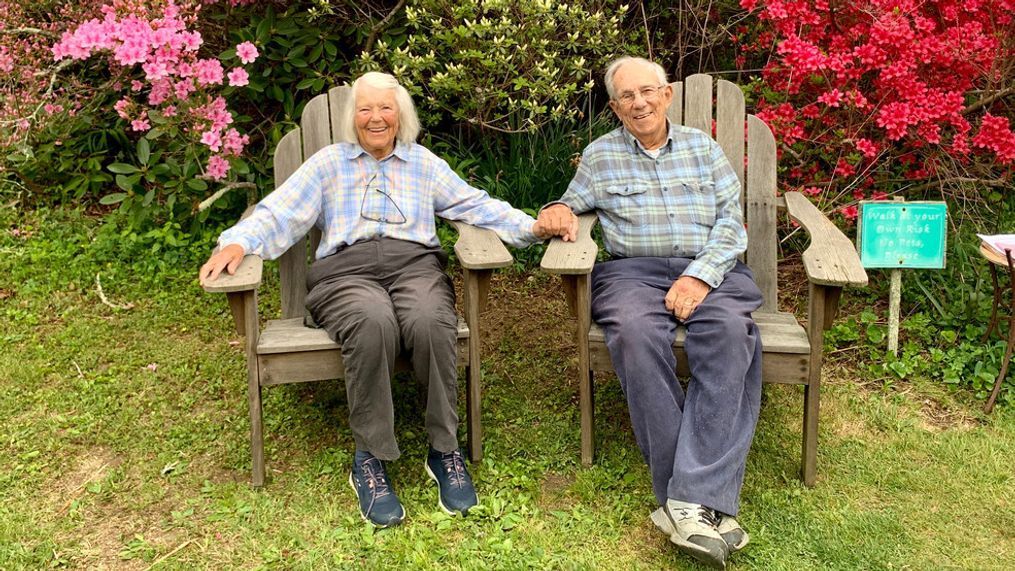 Betty Faella, who along with her husband, Tony, owns Kinney Azalea Gardens, which guests often describe as “a secret garden" in Rhode Island. (WJAR)