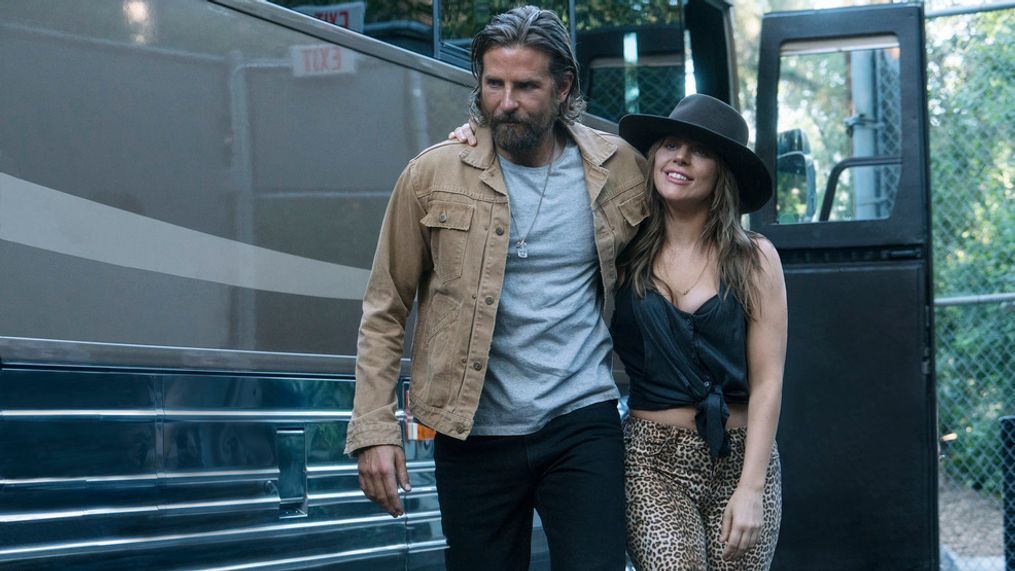 Bradley Cooper and Lady Gaga star in "A Star is Born" (2018). (Warner Bros.)