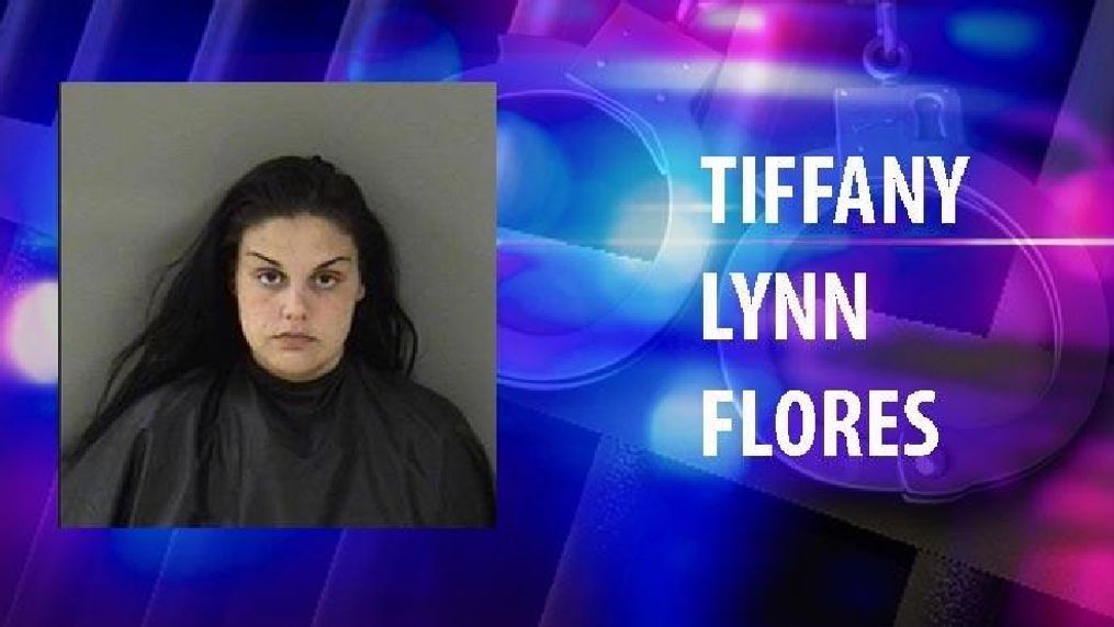 Tiffany Flores faces charges of possession of drug paraphernalia and tampering with evidence after deputies at the Indian River County Jail found a crack pipe in her vagina. (Fellsmere Police Department)