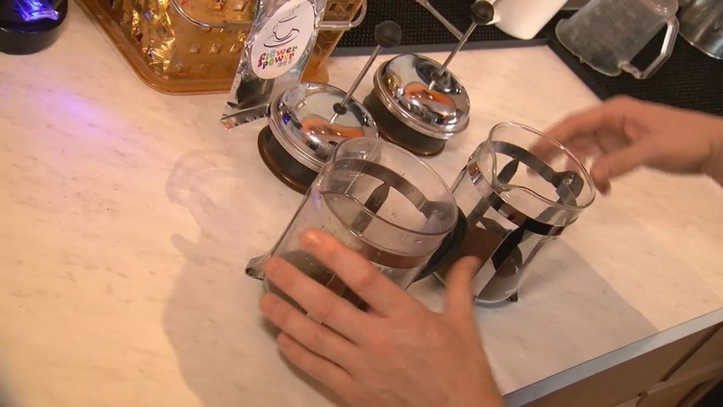 Maryland ice cream shop selling coffee infused with cannabidiol. (WJLA)