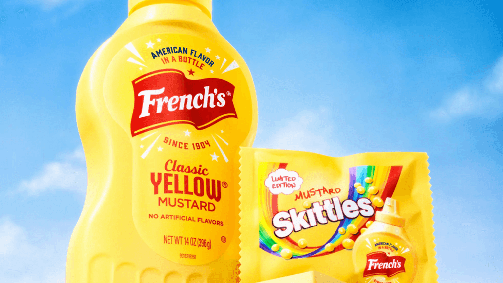 French's Yellow Mustard-flavored Skittles. (McCormick & Company)