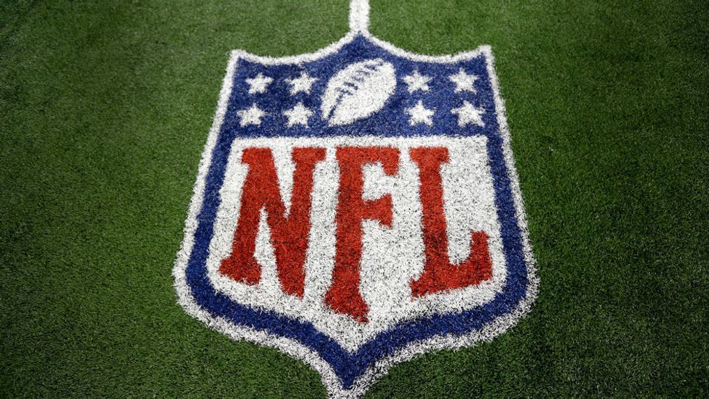 FILE - An NFL logo on the field after a football game between the Washington Redskins and Dallas Cowboys Sunday, Oct. 13, 2013, in Arlington, Texas. The NFL is making additional moves to reach more fans with direct-to-consumer offerings. The league announced on Wednesday, Aug. 9, 2023, that NFL Network and NFL RedZone will be available on âNFL+,â the streaming service the league launched last year. According to Nielsenâs cable estimates, NFL Network is available to 51.1 million customers, which is the most for a network run by a professional league or college conference.(AP Photo/LM Otero, File)
