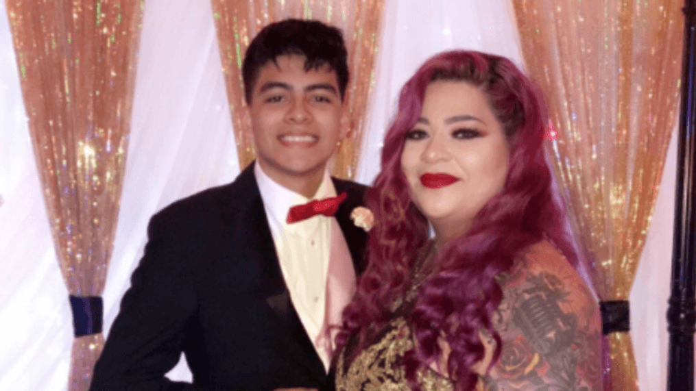 Texas teen goes viral after keeping childhood promise to take mom to prom. (Courtesy Joe Angel)