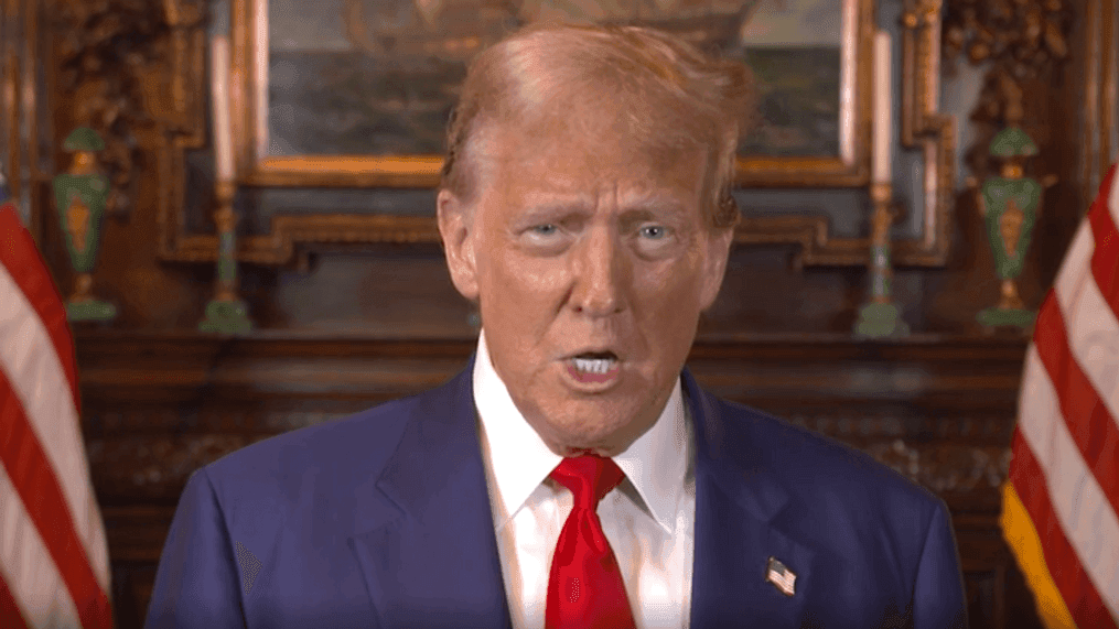 Donald Trump makes abortion announcement on Monday, April 8, 2024. (TruthSocial){&nbsp;}