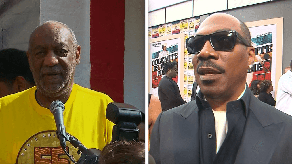 Bill Cosby's publicist is lashing out at comedian Eddie Murphy for mocking the disgraced actor on 'Saturday Night Live.' (CNN Newsource)