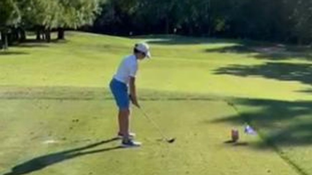 Tennessee boy, 12, sinks hole-in-one at golf tournament (Courtesy Megan White)