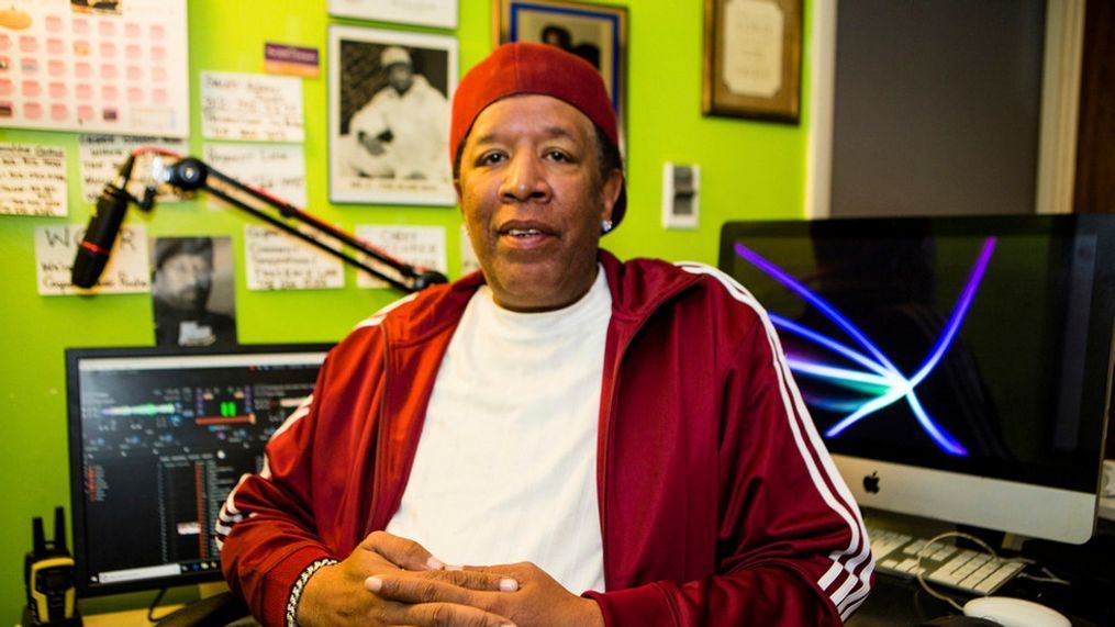 FILE - Willie Perry, known as DJ Casper, poses for a photo, Tuesday, Oct. 29, 2019 in Chicago.{&nbsp;} (James Foster/Chicago Sun-Times via AP)