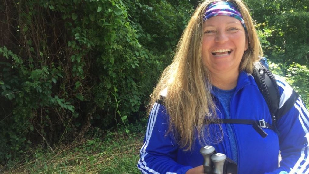 Stacy Kozel is hiking the Appalachian Trail. (Photo: Courtney Wheaton/WSET)