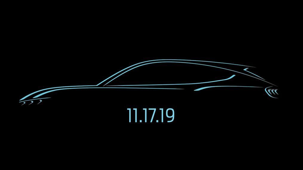 Ford is gearing up to unveil its all-electric, Mustang-inspired SUV across the globe on November 17, 2019. (Image courtesy of Ford Motor Co.)