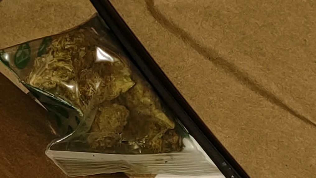 A Columbus man found a bag of marijuana next to a fork at the bottom of a bag of food he ordered. (WSYX)