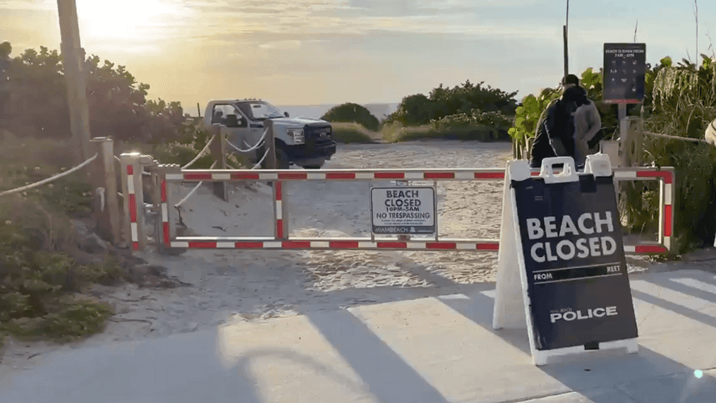 Watch: a look at Miami Beach as it reopens during pandemic (The City of Miami Beach/Twitter)