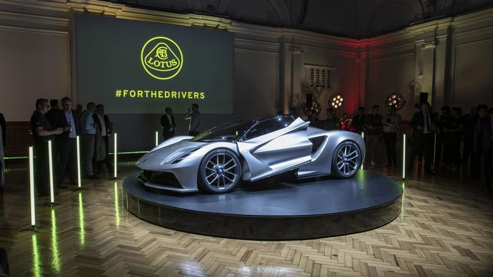 Lotus Evija electric hypercar reveal (Image courtesy of Lotus Cars)