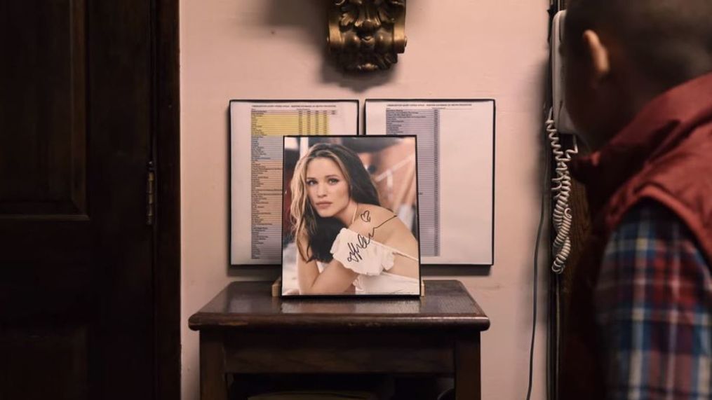 Collin Pates finds a signed photo of Jennifer Garner at the Charleston Light Opera Guild. (Ronald McDonald House Charities of Southern West Virginia/Filmanatix)