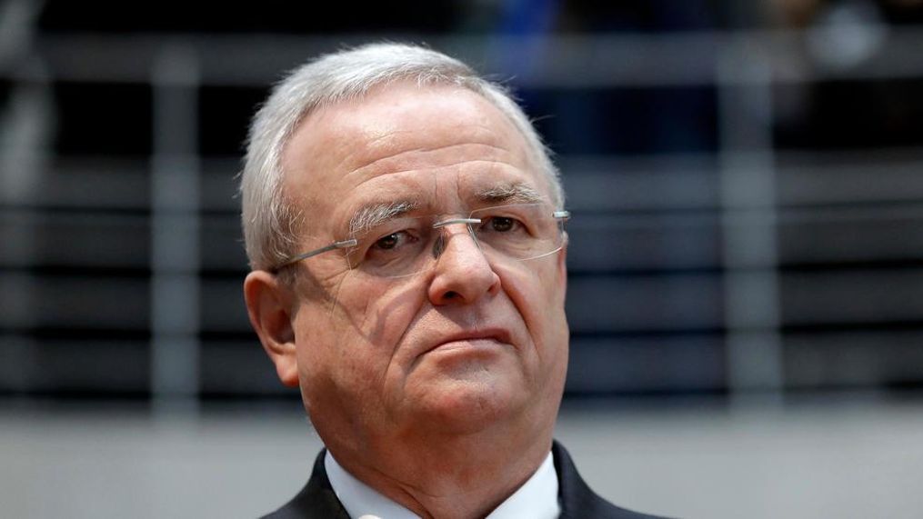 FILE - In this Jan. 19, 2017 file photo Martin Winterkorn, former CEO of the German car manufacturer 'Volkswagen', arrives for a questioning at an investigation committee of the German federal parliament in Berlin, Germany. (AP Photo/Michael Sohn, file)