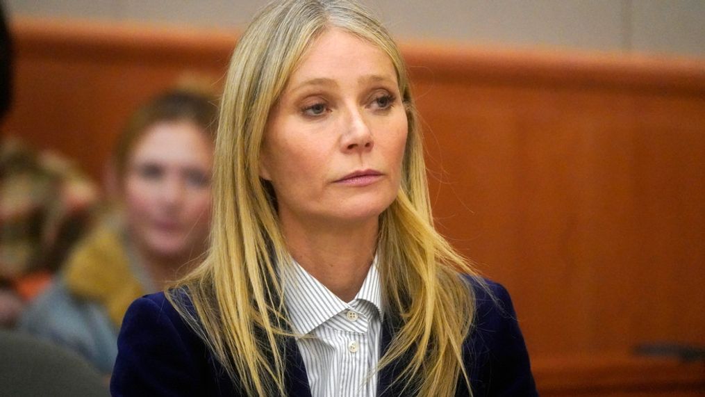 FILE - Gwyneth Paltrow reacts to the verdict in her trial on March 30, 2023, in Park City, Utah. In a judgement published on Saturday, April 29, 2023, the court affirmed the jury's verdict finding Paltrow not at fault for a 2016 collision with Terry Sanderson and said Sanderson would not be required to pay Paltrow's attorney fees and had agreed not to appeal the verdict. (AP Photo/Rick Bowmer, Pool, File)