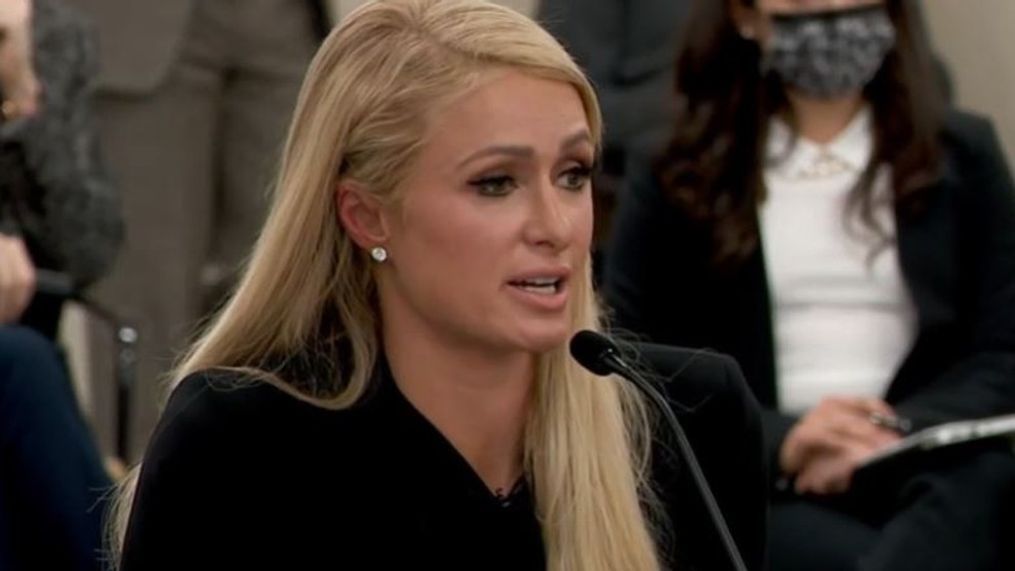 Paris Hilton speaks in a Utah Legislature committee hearing on Feb. 8, 2021, telling of her experience in a youth treatment center in Utah. (Photo: KUTV)