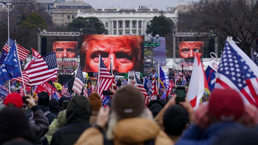 FILE - Supporters of President Donald Trump participate in a rally in Washington, Jan. 6, 2021. (AP Photo/John Minchillo, File)