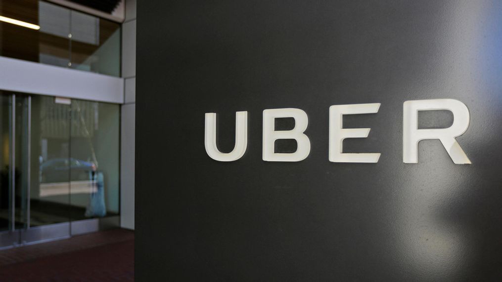 FILE - This March 1, 2017, file photo shows an exterior view of the headquarters of Uber in San Francisco. Toyota will sink a half-billion dollars into Uber and work jointly with the ride-hailing giant to develop self-driving vehicles, a person briefed on the matter said Monday, Aug. 27, 2018. (AP Photo/Eric Risberg, File)