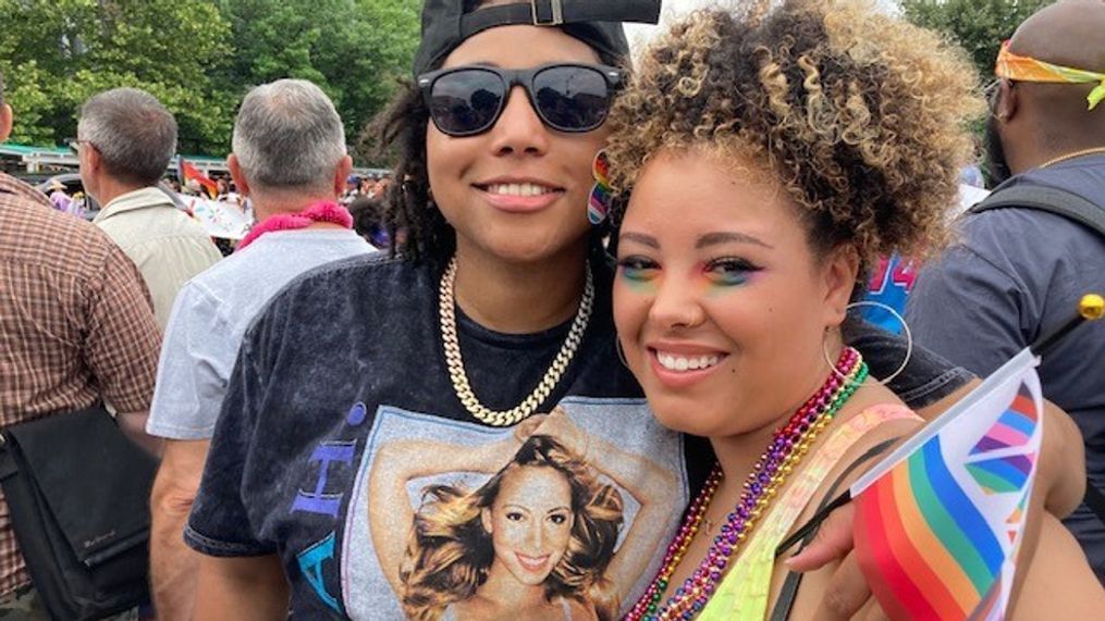 Supporters gather to celebrate at the DC Pride Parade (Rich Chamberlain, 7News)