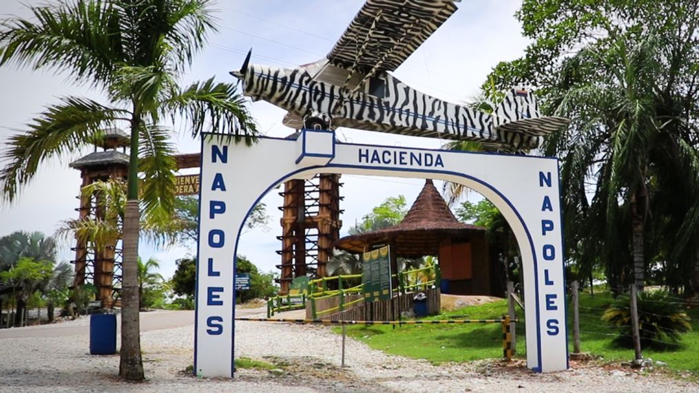 Pablo Escobar's old house, Hacienda Napoles, is now a thriving family amusement park. (Circa)