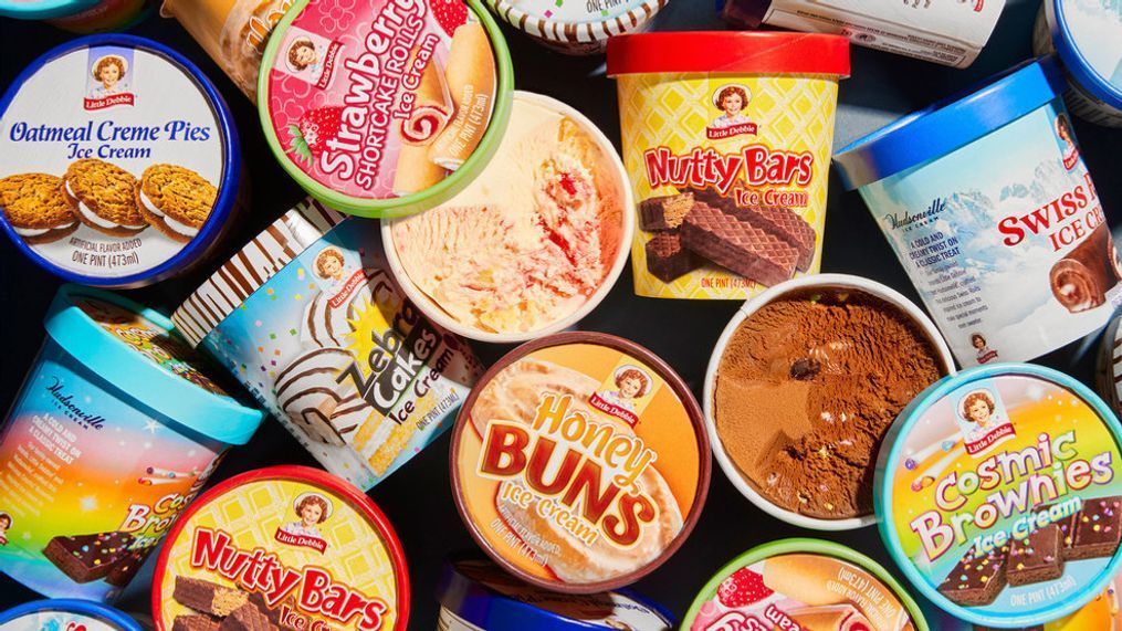 Hudsonville Ice Cream and Little Debbie are collaborating again to put a cold and creamy twist on classic snack cakes, this time with seven new ice cream flavors. (Hudsonville Ice Cream)