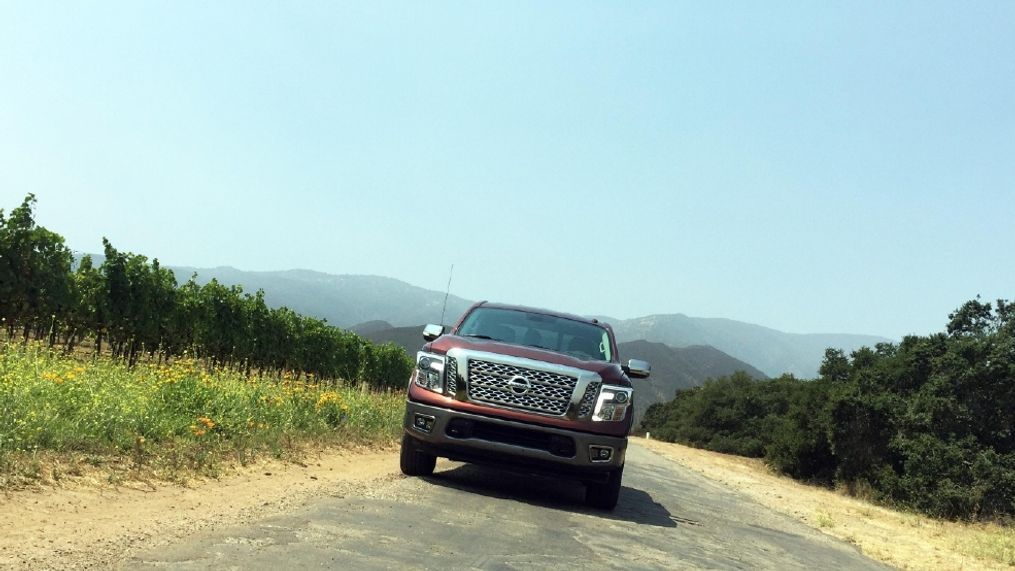 2017 Nissan Titan  Platinum trim (Photo by Jill Ciminillo)