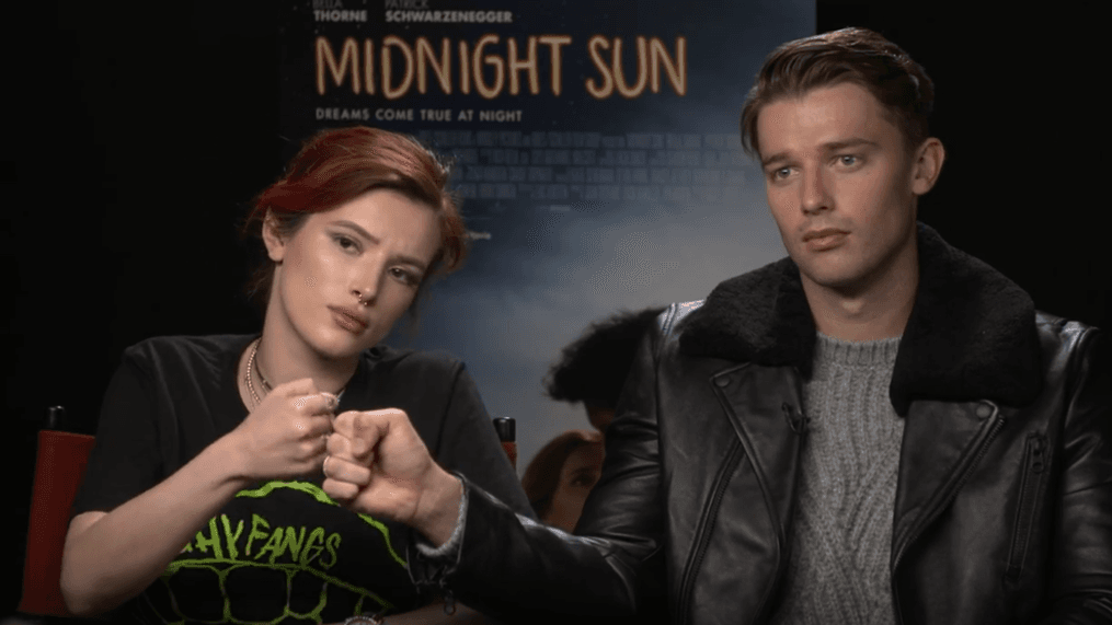 MIDNIGHT SUN stars Bella Thorne and Patrick Schwarzenegger sat down with KUTV film critic Ryan Painter to talk about their talk on-screen chemistry (Photo: Open Road Films)