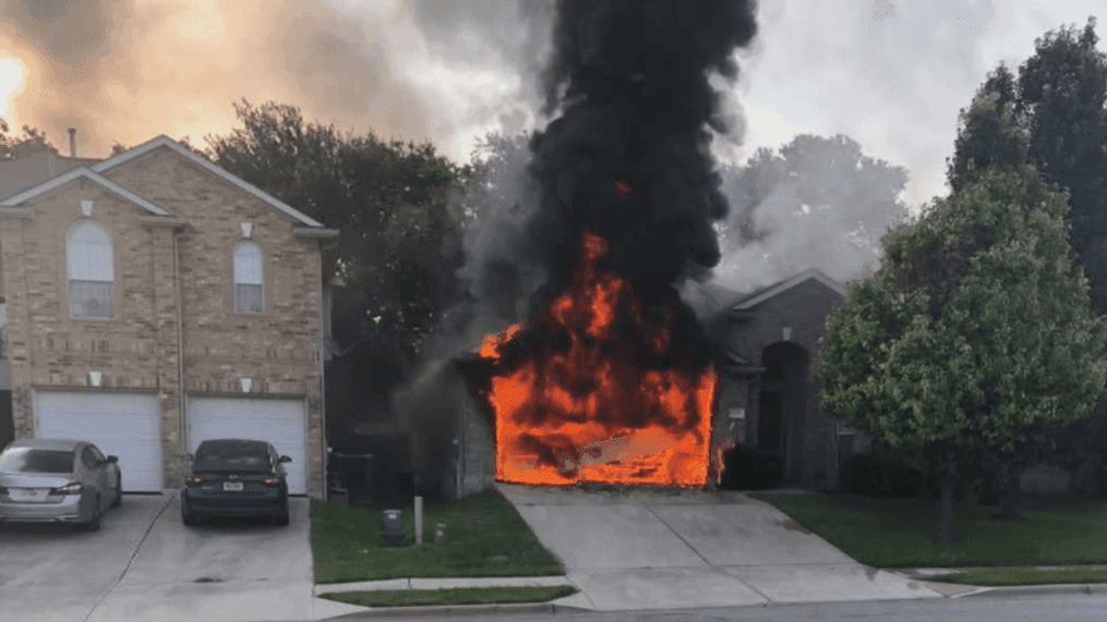 Nearly seven months later, Mark King is still waiting to find out why his parked 2011 Kia Sorrento burst into flames and nearly burned his house down in July.{&nbsp;}(Photo courtesy: Mark King)