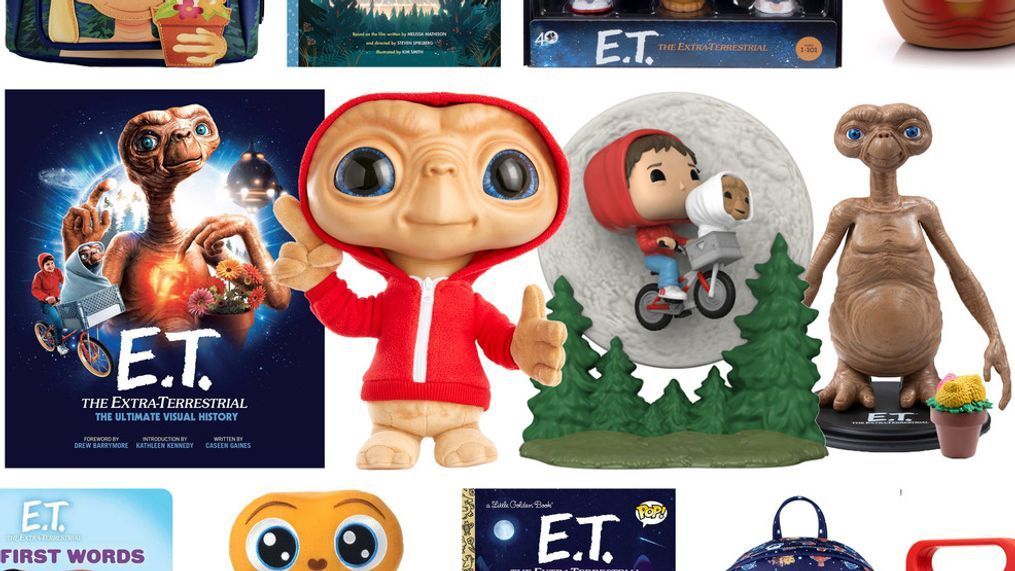 Holiday Gift Guide 2022: E.T. the Extra-Terrestrial 40th Anniversary (Photo: Insight Editions, Mattel, Funko, Noble Collection)