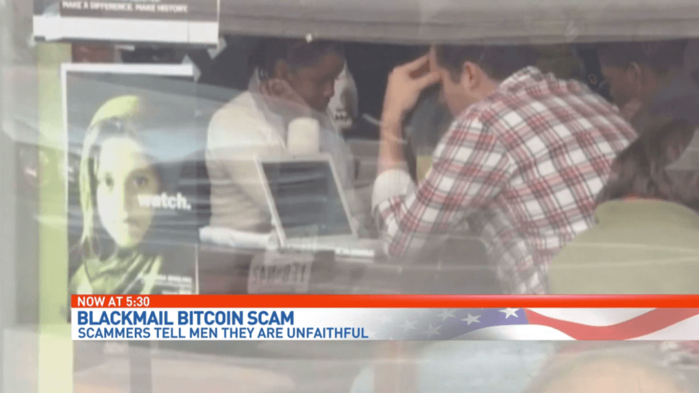 New scam targets cheating husbands with Bitcoin ransom. (WPEC) 