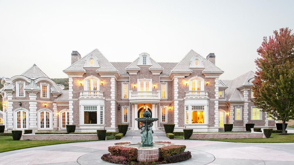 Exterior shot of the $48 million mansion which sits on a 3,387 acres at 533 N. Left Fork Hobble Creek Canyon, Springville, Utah.  The property is the highest-priced property currently for sale in Utah. (Photo: Sotheby's International Realty via Kerry Oman)