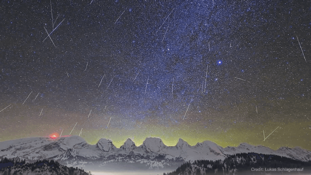 A brand new meteor shower could dazzle the night sky on Monday into Tuesday morning. (Photo: Lukas Schlangenhaul via CNN Newsource)