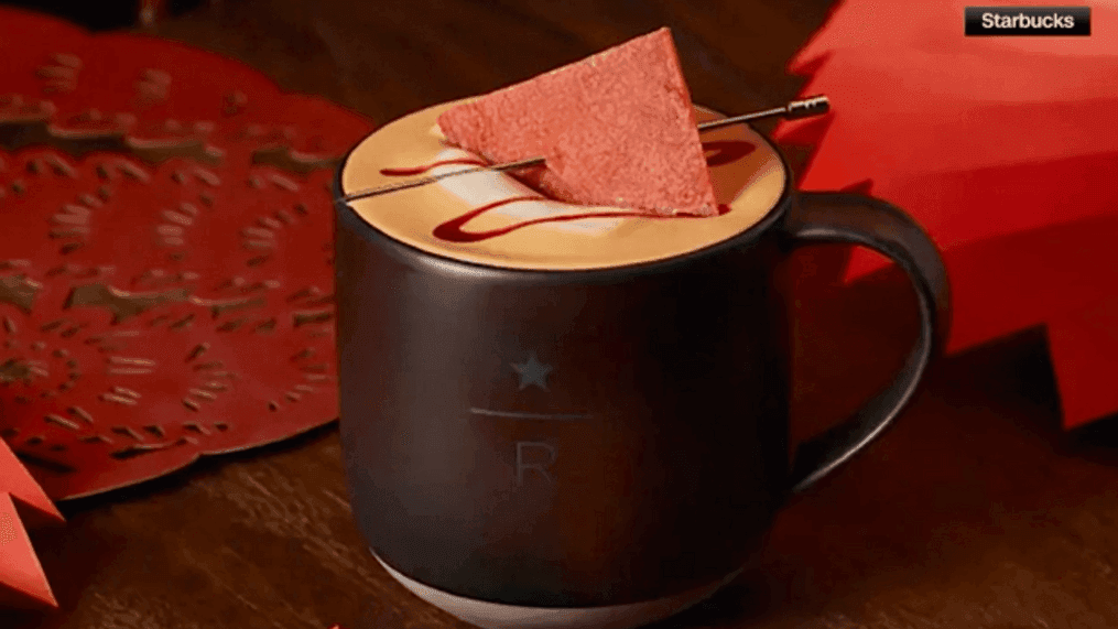 Starbucks releases pork-flavored latte inspired by Lunar New Year (Starbucks via CNN Newsource){&nbsp;}