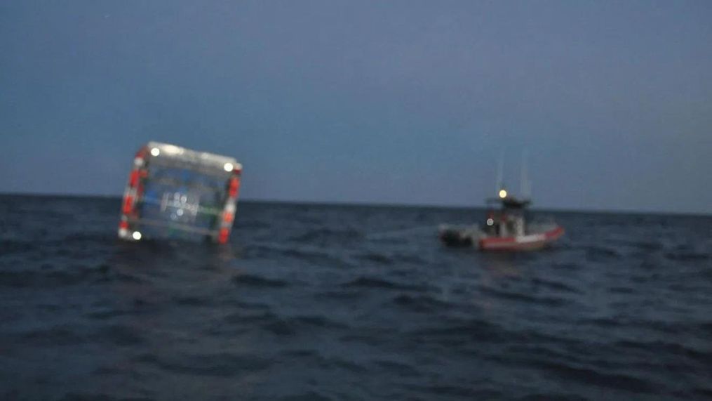 FILE - These photos are from CBS12 News exclusive from{&nbsp;}Reza "Ray" Baluchi's trip in 2016 when he was rescued by the U.S. Coast Guard. In these photos, he was rescued about two miles off Singer Island. (WPEC)