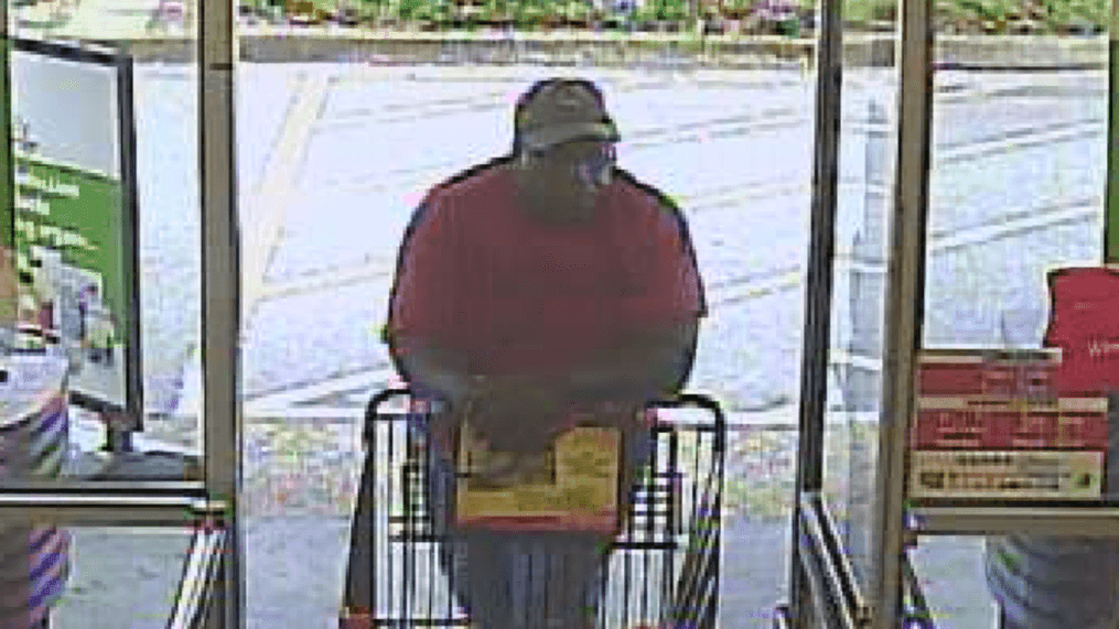 Sumter County Sheriff's detectives are currently hunting for a man accused of stealing $300 worth of meat from a Winn-Dixie. (Sumter County Sheriff's Office){p}{/p}