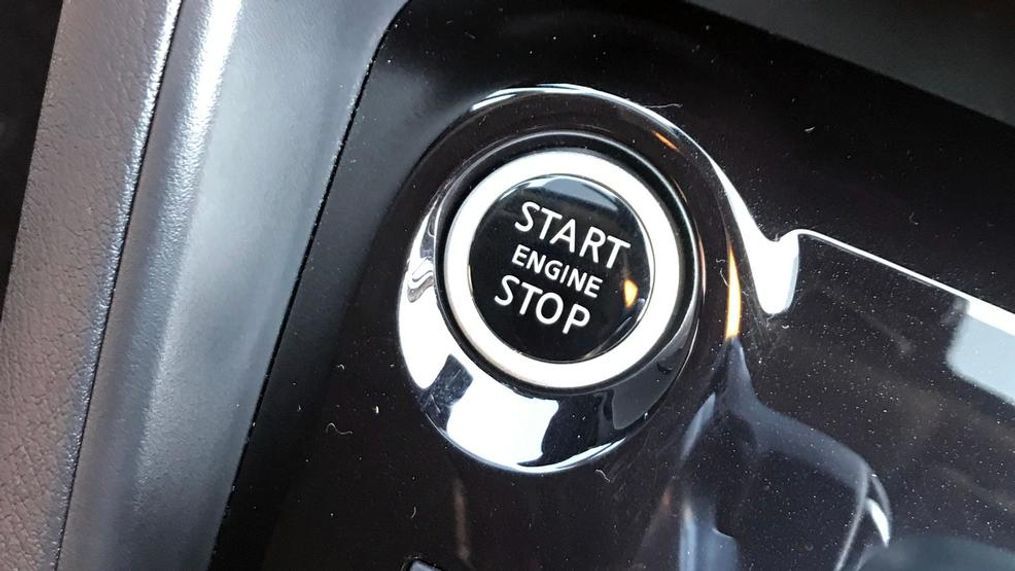 While push-button starts, like this one in the 2020 Nissan Versa, make life easier for the owner, it also makes it easier for car thieves to steal your car. (Sinclair Broadcast Group / Jill Ciminillo)