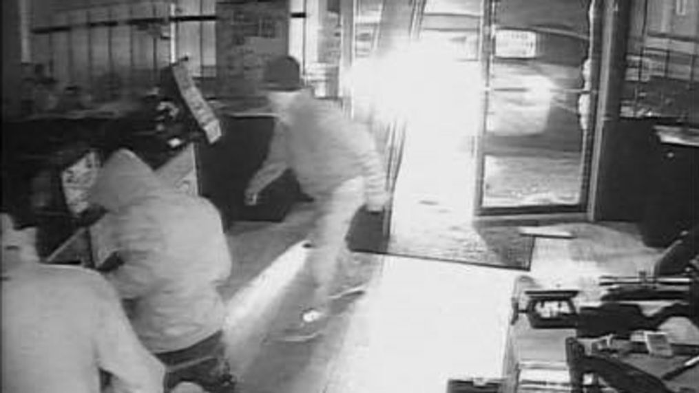 Surveillance picture of a suspects during gun store burglary (Photo: Henry County Sheriff's Office).