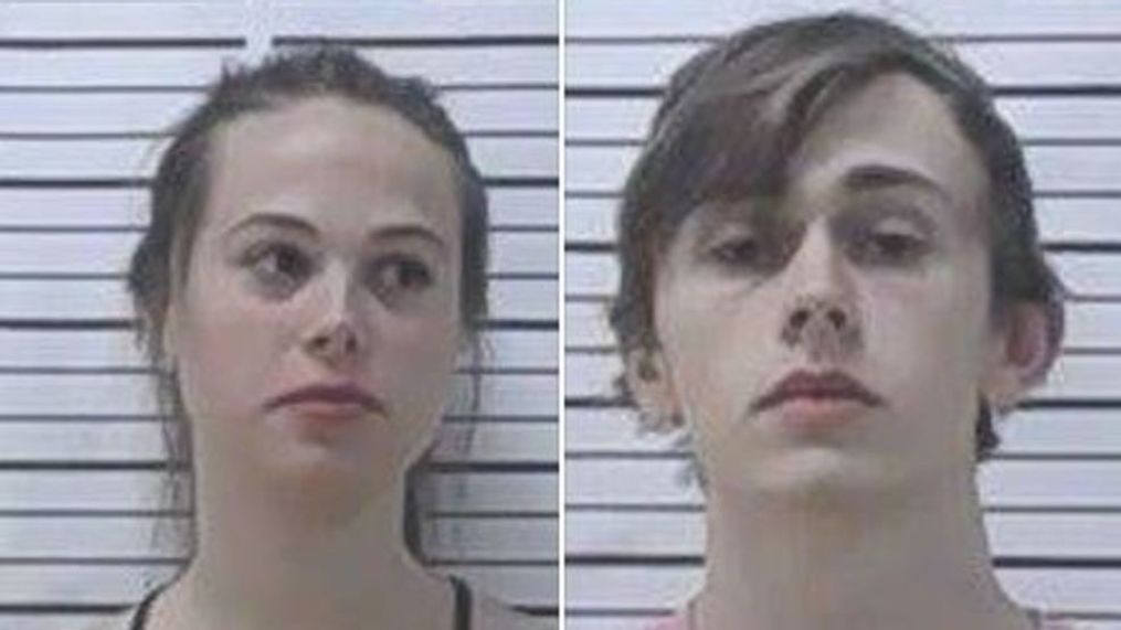 Sommer Downes, 20, and Bradley Welch, 21, are both charged with public intoxication and disorderly conduct after they admitted to taking 2.8 grams of magic mushrooms and becoming lost, deputies said. (Fentress County Sheriff's Office)