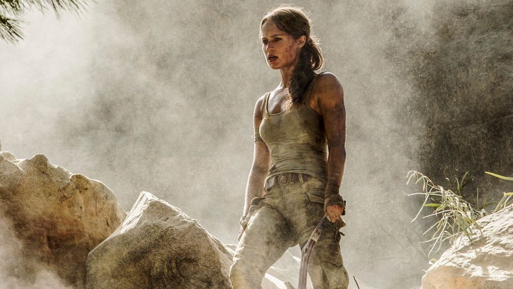 ALICIA VIKANDER as Lara Croft in Warner Bros. Pictures’ and Metro-Goldwyn-Mayer Pictures’ action adventure “TOMB RAIDER,” a Warner Bros. Pictures release. (Warner Bros. Pictures)