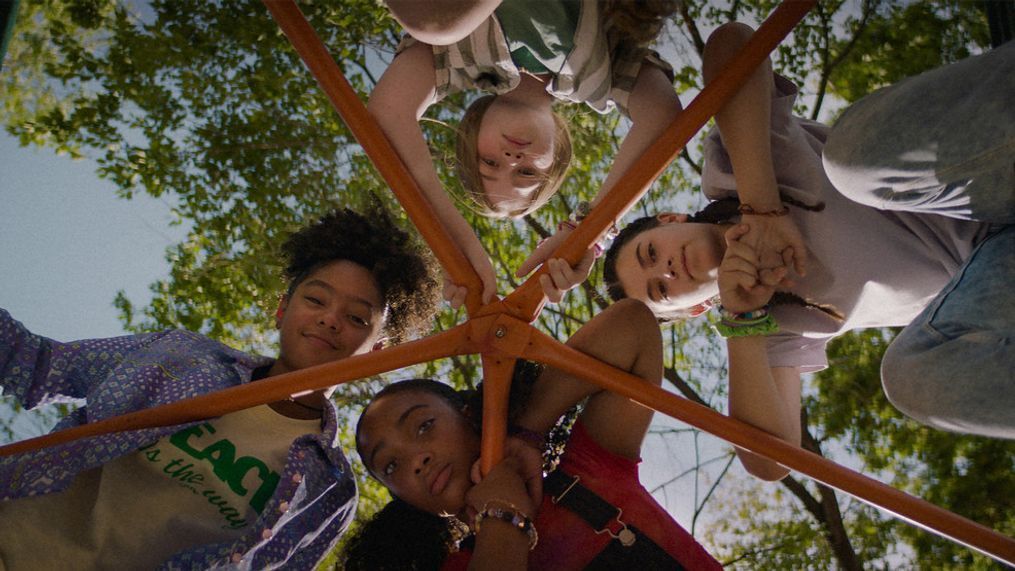 Lisa Barnet, Madalen Mills, Eden Grace Redfield and Sanai Victoria appear in Maika by Ham Tran, an official selection of the Kids section at the 2022 Sundance Film Festival. Courtesy of Sundance Institute.