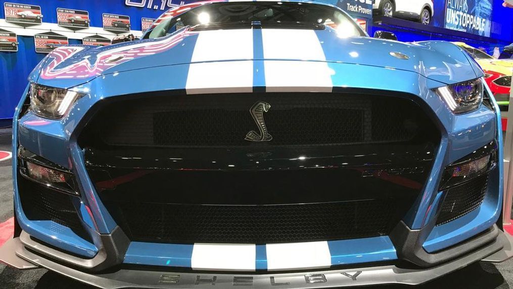 2020 Ford Mustang Shelby GT500 at the 2019 North American International Auto Show (Sinclair Broadcast Group / Jill Ciminillo)