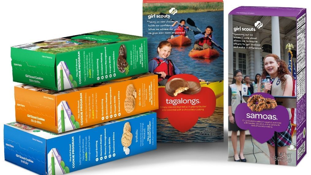 File photo of Girl Scout cookies{&nbsp;}{p}{/p}