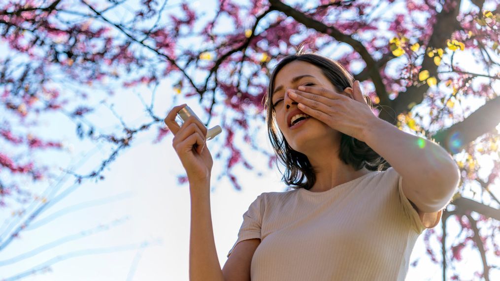 The connection between allergies and asthma happens when allergies cause the immune system to overreact to a foreign substance. The response within the body sometimes leads to asthma symptoms.