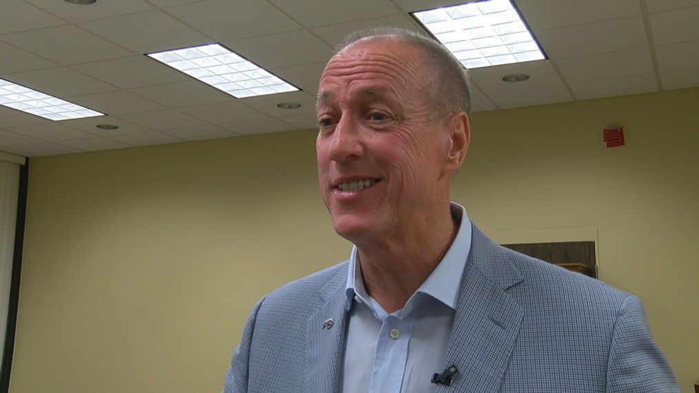 Former Buffalo Bills quarterback Jim Kelly is fighting cancer again. (WHAM photo - Aug. 2017)