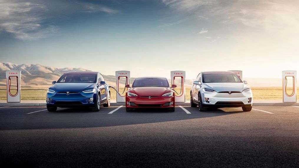 Tesla Supercharger Station (Image courtesy of Tesla Inc.)