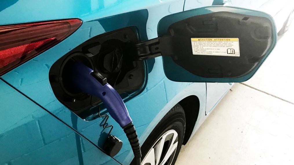 James Dyson, founder of the Dyson vacuum company, &nbsp;says he's committed to investing $2.4 billion into building an electric car. Pictured: A 2017 Toyota Prius Prime plug-in hybrid. (Sinclair Broadcast Group / Jill Ciminillo)