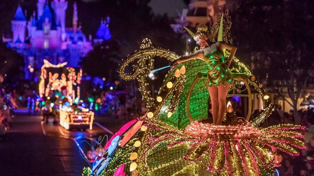 “Main Street Electrical Parade” will once again light up Disneyland Park for a limited time as it returns for its 50th anniversary, April 22, 2022. This spectacular pageant of nighttime magic and imagination will be led by the iconic train and drum unit featuring Mickey Mouse, Minnie Mouse and Goofy. The parade brings back many guest favorites including Elliott the Dragon and floats from “Alice in Wonderland,” “Cinderella” and “Peter Pan.” A new grand finale, featuring unique representations of beloved characters as animated dolls, brings to life moments from “Pinocchio,” “Hercules,” “Coco,” “Moana,” “Pocahontas,” “Raya and the Last Dragon,” “Aladdin, “Brave,” “The Princess and the Frog,” “Mulan,” “Frozen,” “The Jungle Book” and “Encanto.” It all comes to a dazzling conclusion with a colorful, whimsical version of Sleeping Beauty Castle. (Disneyland Resort)