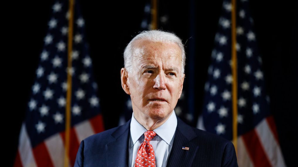 FILE - In this March 12, 2020, file photo Democratic presidential candidate former Vice President Joe Biden speaks about the coronavirus in Wilmington, Del. (AP Photo/Matt Rourke, File)